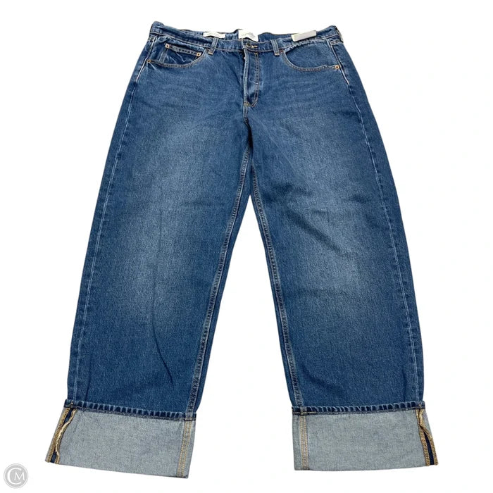 Jeans Wide Leg By Universal Thread In Blue Denim, Size: 14