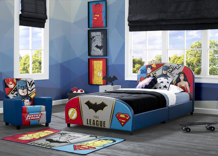 Delta Children Justice League (1215) Soft Area Rug with Non-Slip Backing (TR80057JL)