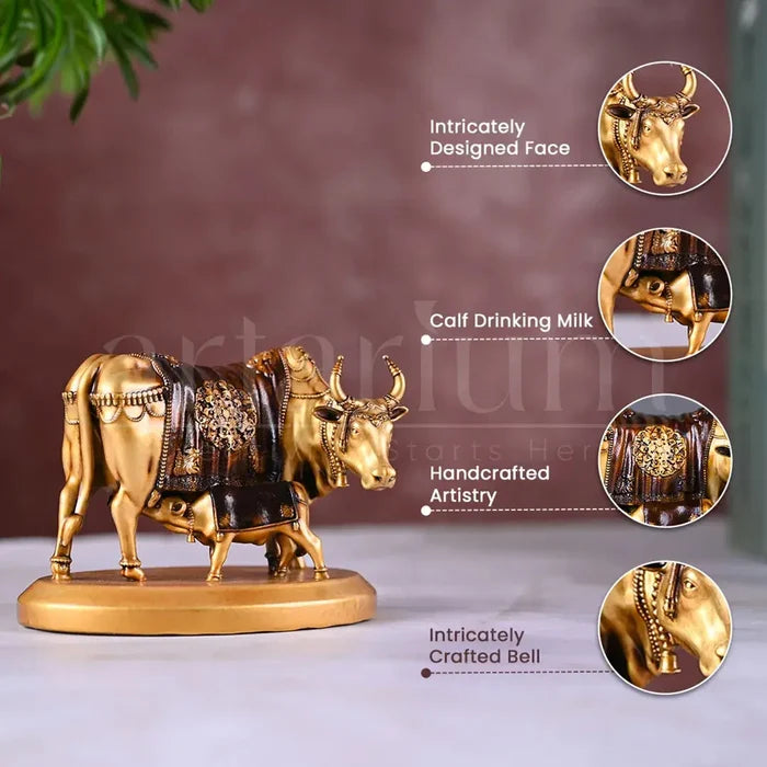 Kamdhenu Cow Car Dashboard