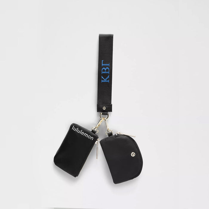 Kappa Beta Gamma lululemon Dual Pouch Wristlet