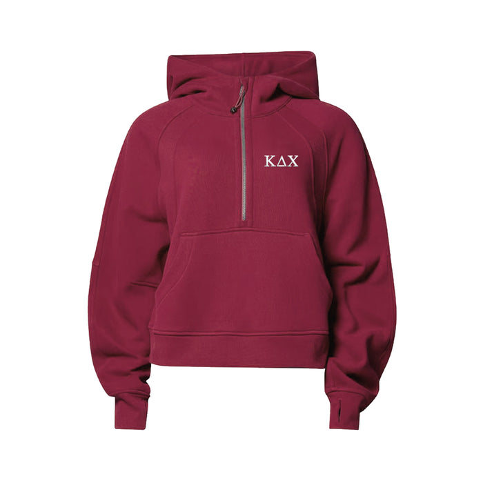 Kappa Delta Chi lululemon Scuba Oversized Half-Zip Hoodie - Ruby Wine