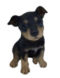 KELPIE STATUE PUPPY DOG  MEMORIAL ANIMAL GARDEN ORNAMENT SCULPTURE