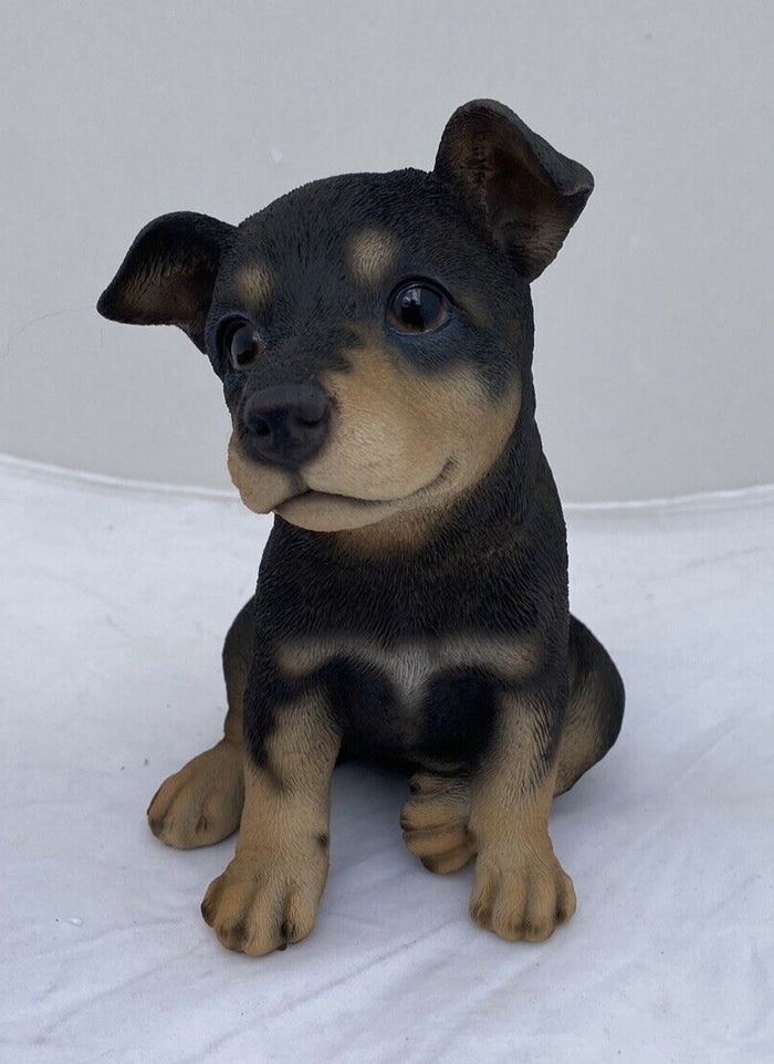 KELPIE STATUE PUPPY DOG  MEMORIAL ANIMAL GARDEN ORNAMENT SCULPTURE
