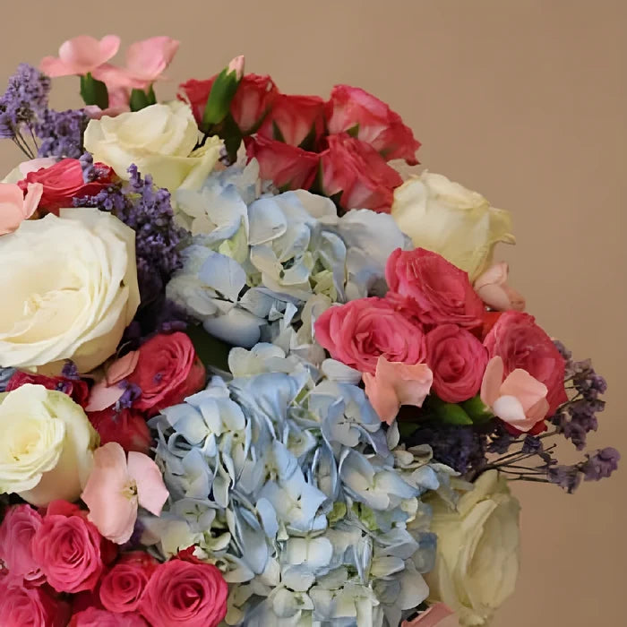 Kindred Spirit Fresh Flower Arrangement Close Up - Image