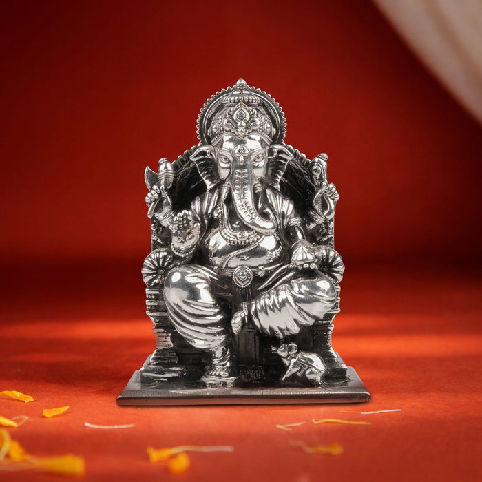 Lalitasana Ganesha Idol 15 - 21 Gm 999 Silver
