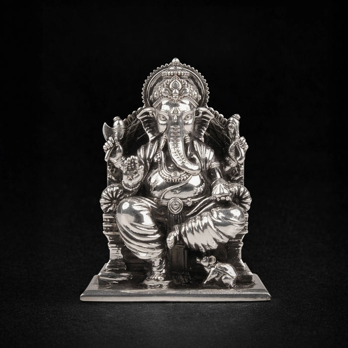 Lalitasana Ganesha Idol 15 - 21 Gm 999 Silver