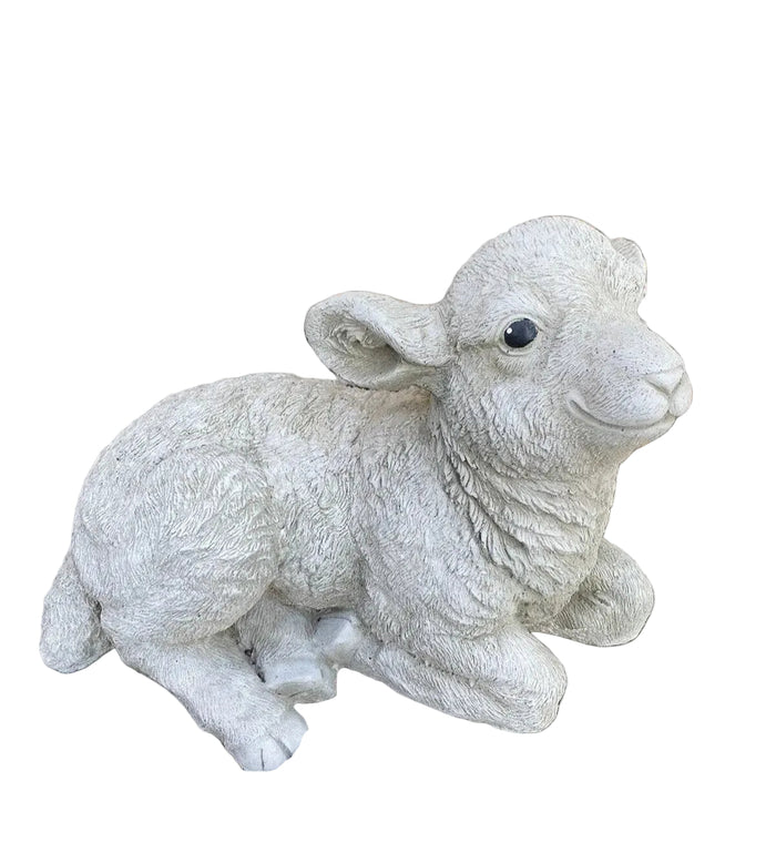 Lamb Sheep Farm Animals Statue Ornament Animal Concrete Garden Australian Made