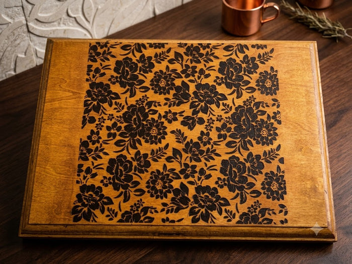 Large Scorched Wood Riser