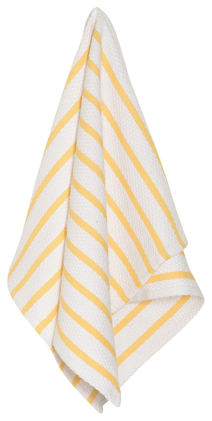 LEMON BASKETWEAVE KITCHEN TOWEL
