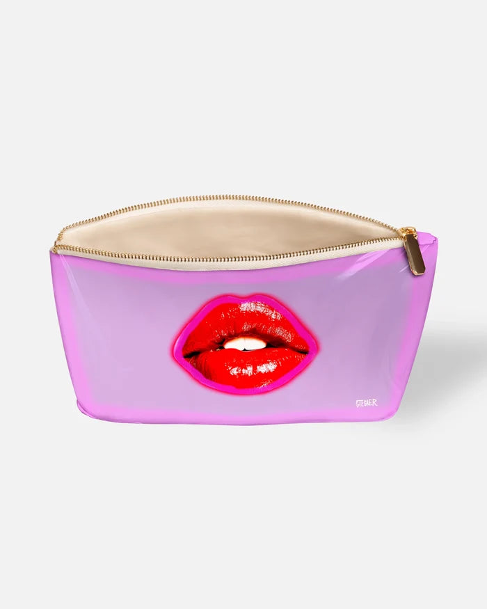 Lilac Lace Kiss by David Stesner ArtHouse — purple multicolor makeup, alternate view