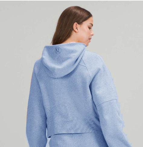LIMITED EDITION Alpha Phi lululemon Scuba Half-Zip Hoodie - Heather Prep Blue