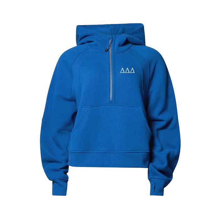 LIMITED EDITION Delta Delta Delta lululemon Scuba Half-Zip Hoodie - Blazer Blue