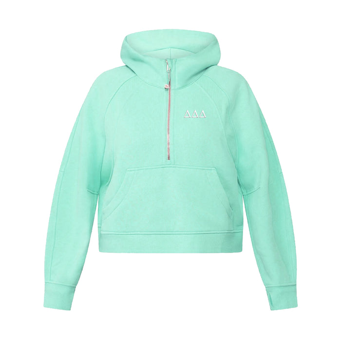 LIMITED EDITION Delta Delta Delta lululemon Scuba Half-Zip Hoodie - Tranquil Blue