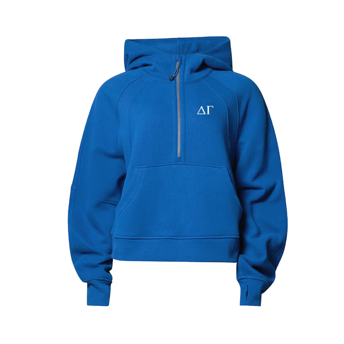 LIMITED EDITION Delta Gamma lululemon Scuba Half-Zip Hoodie - Blazer Blue