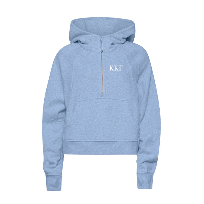 LIMITED EDITION Kappa Kappa Gamma lululemon Scuba Half-Zip Hoodie - Heather Prep Blue