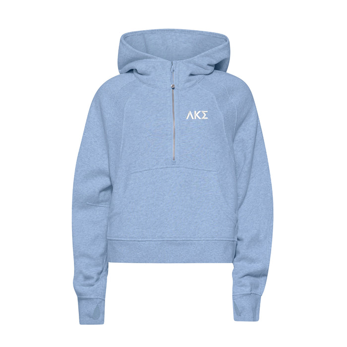 LIMITED EDITION Lambda Kappa Sigma lululemon Scuba Half-Zip Hoodie - Heather Prep Blue