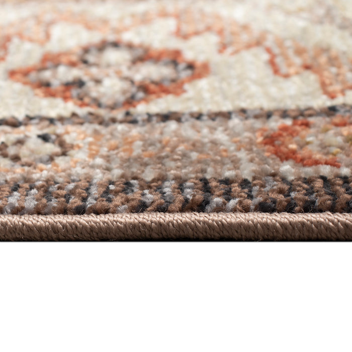 Liora Manne Ariana Floral Medallion Indoor Area Rug Earth