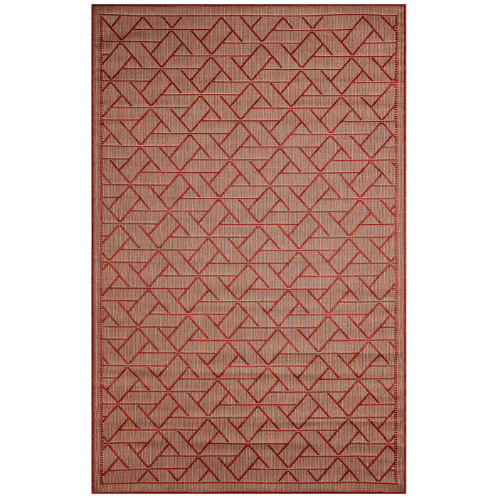 Liora Manne Carmel Pyramid Indoor Outdoor Area Rug Chili