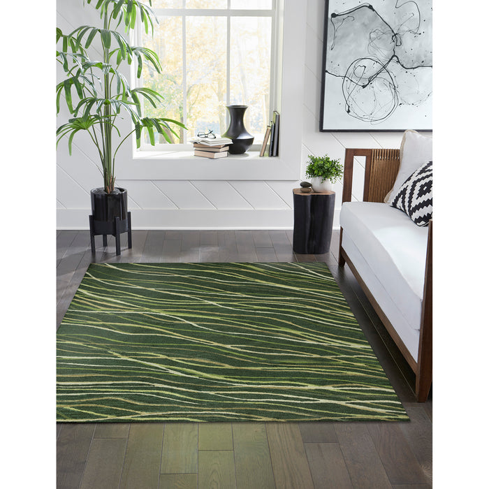 Liora Manne Horizon Ribbons Indoor Area Rug Moss