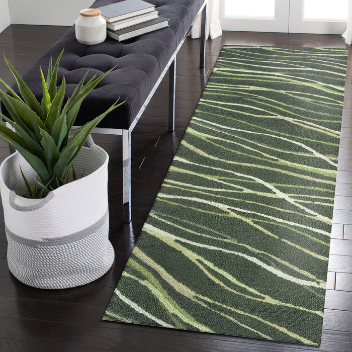 Liora Manne Horizon Ribbons Indoor Area Rug Moss