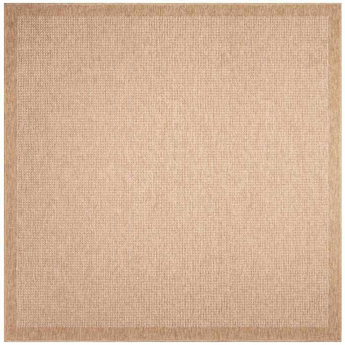 Liora Manne Sahara Texture Border Indoor Outdoor Area Rug Ivory