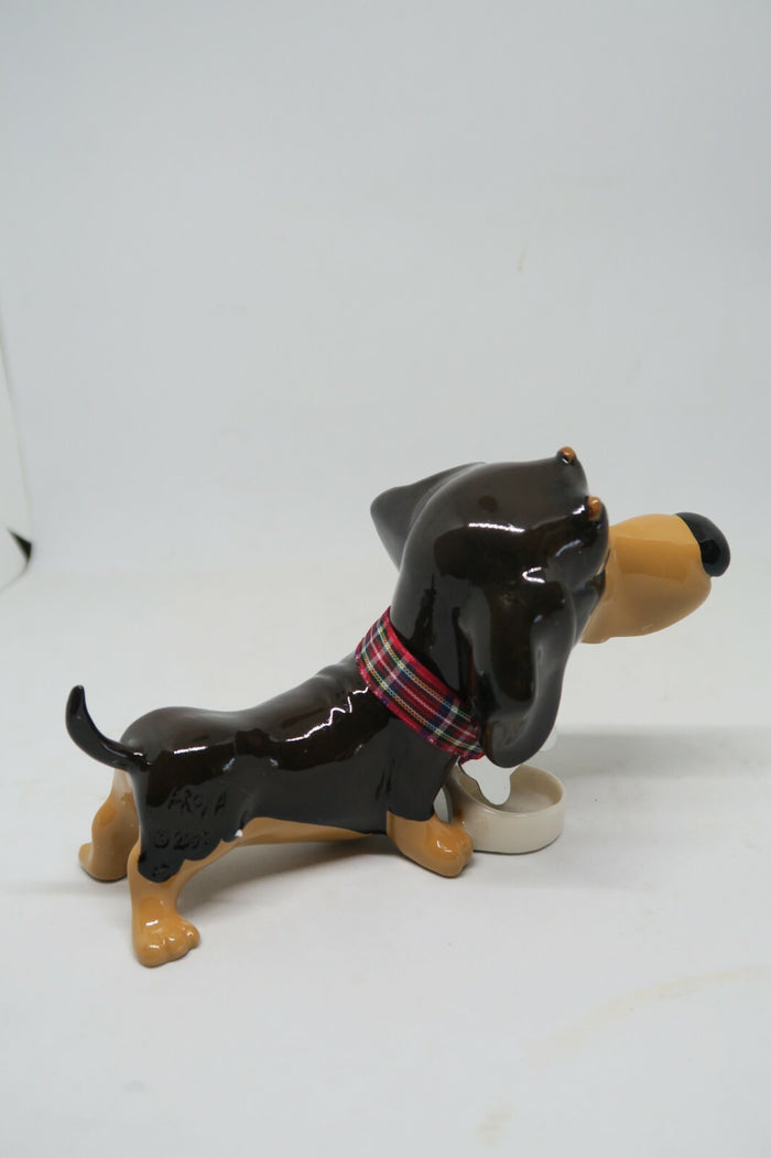 Little Paws Filo the Dachshund Dog Pet Figurine Statue~ Home Decor Ornament