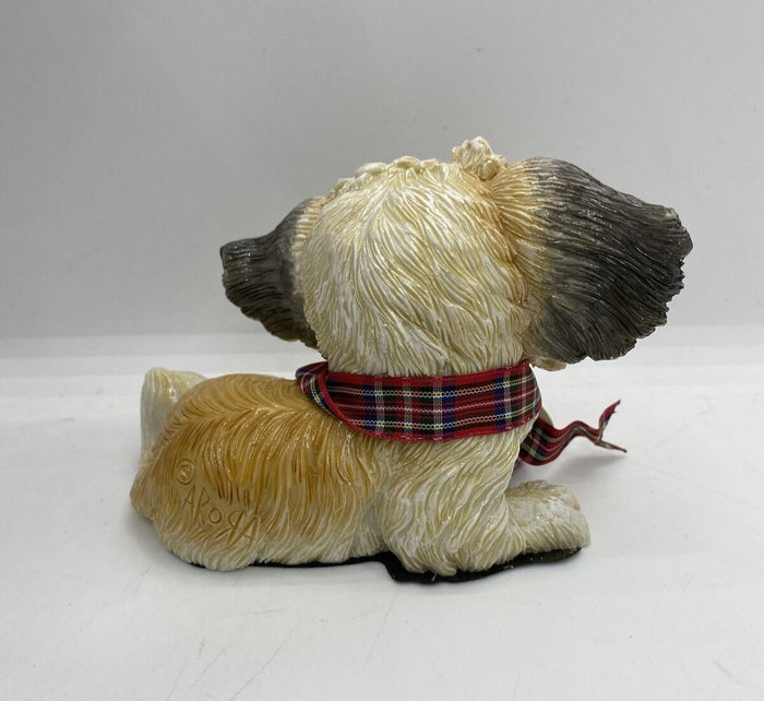 Little Paws Gizmo the Shih Tzu Dog Pet Figurine Statue~ Home Decor Ornament