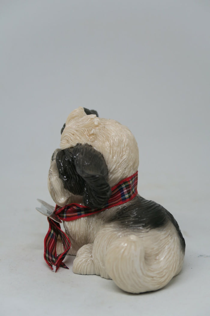 Little Paws Oreo the Shih Tzu Dog Pet Figurine Statue~ Home Decor Ornament