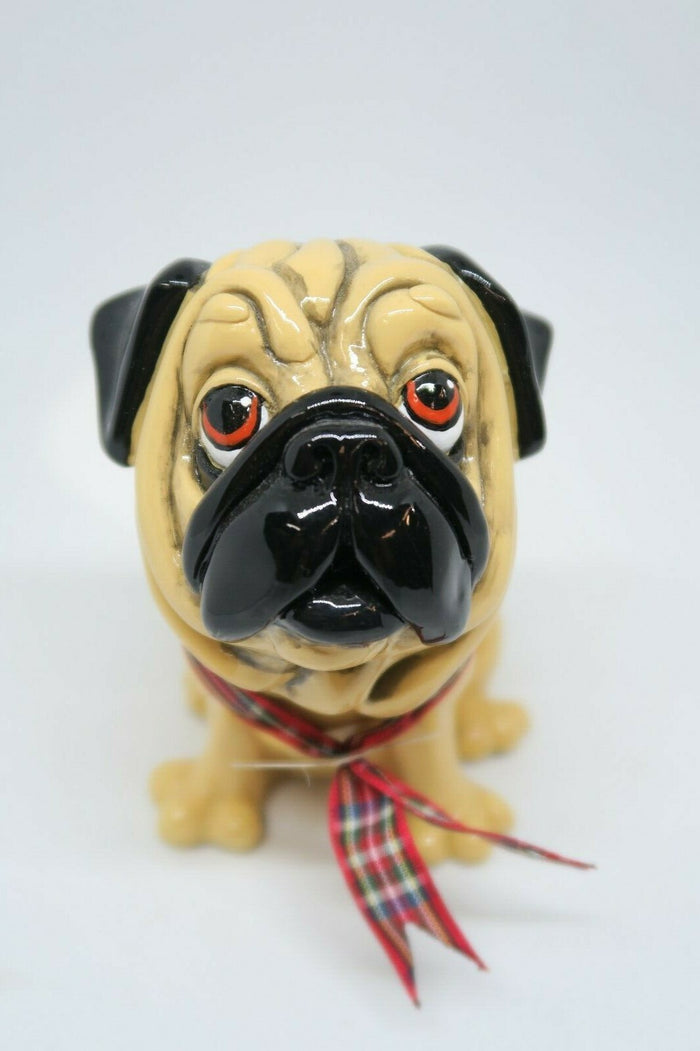 Little Paws Prince The Pug Dog Pet Figurine Statue~ Home Decor Ornament