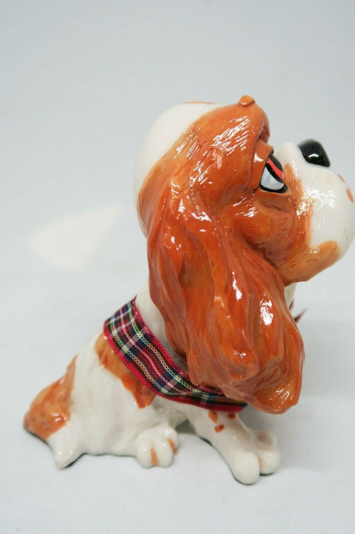 Little Paws Trudi The Cavalier King Charles Dog Figurine Statue Ornament