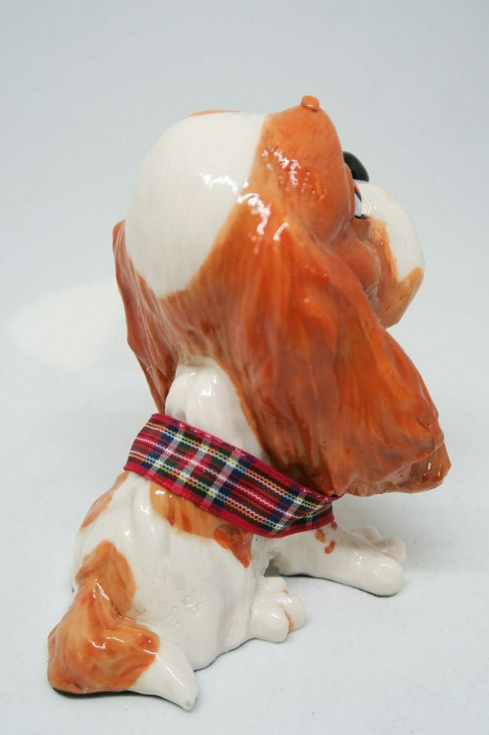 Little Paws Trudi The Cavalier King Charles Dog Figurine Statue Ornament