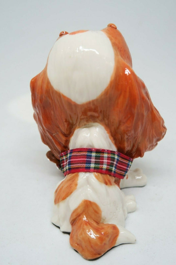 Little Paws Trudi The Cavalier King Charles Dog Figurine Statue Ornament