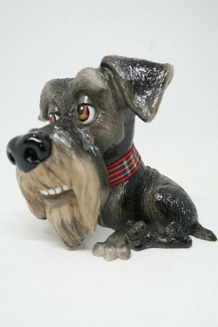 Little Paws Zak The Schnauzer Dog Figurine Statue Ornament Home Decor