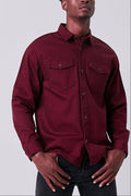 Long Sleeve Dual-Pocket Shirt