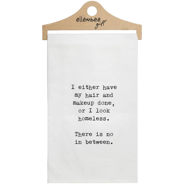 LOOK HOMELESS TEA TOWEL