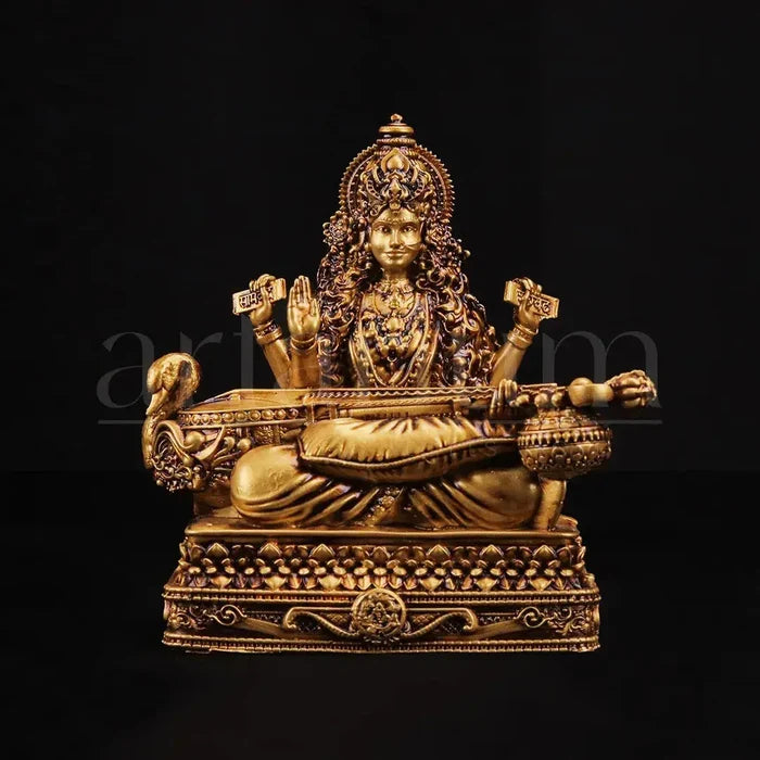 Vidya Saraswati Car Dashboard theartarium