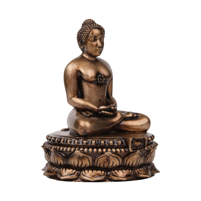 Lord Mahavir Car Dashboard Idol
