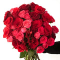 Love Is Kind Red Rose Arrangement Hand - Image