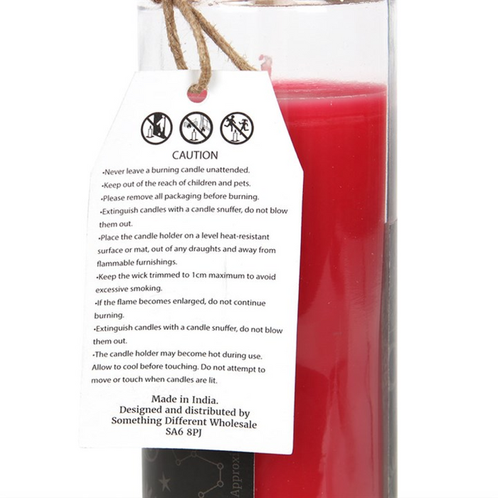 Love Red Rose Magic Spell Tube Candle