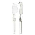 LUCITE CHEESE KNIVES, SET OF 2