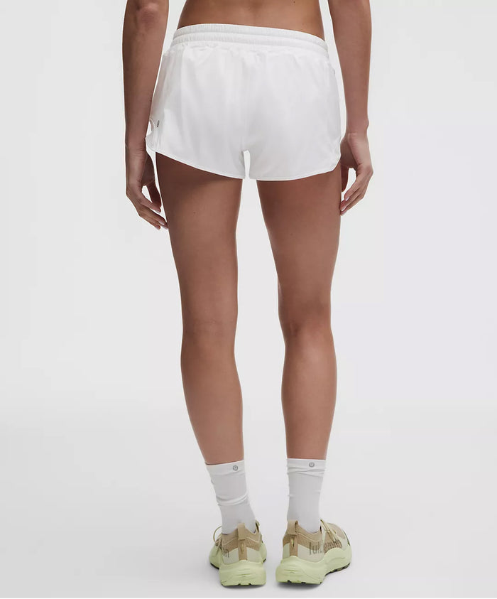 lululemon Hotty Hot High-Rise Lined Short 2.5" - White