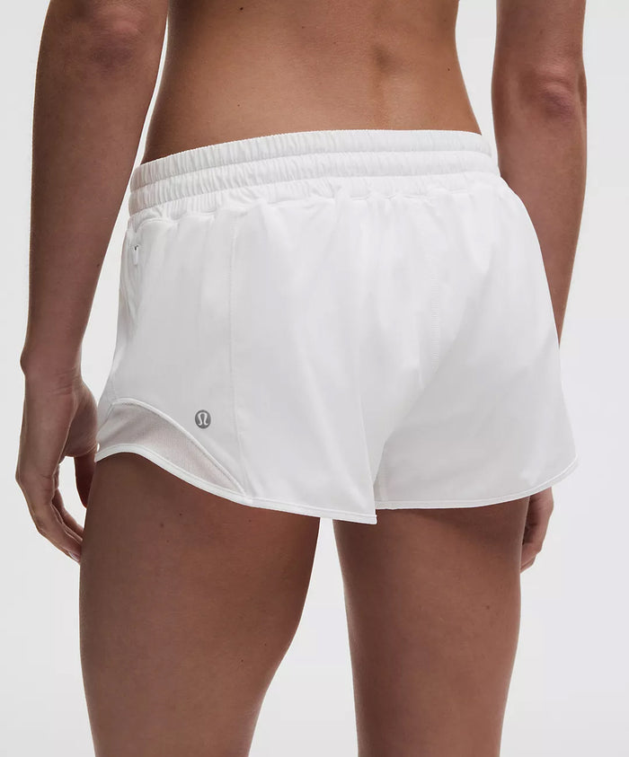lululemon Hotty Hot High-Rise Lined Short 2.5" - White