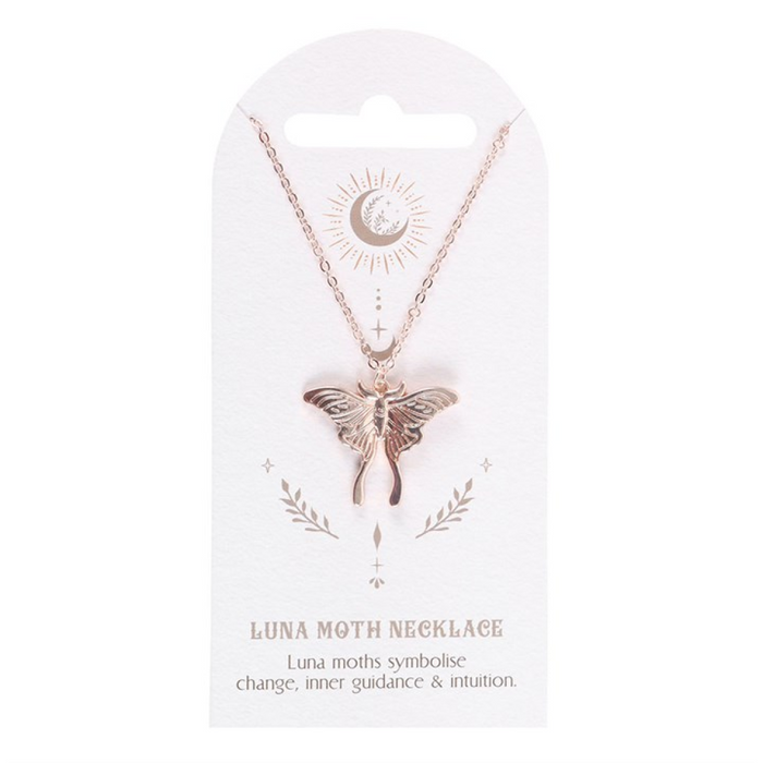 Luna Moth Pendant Necklace