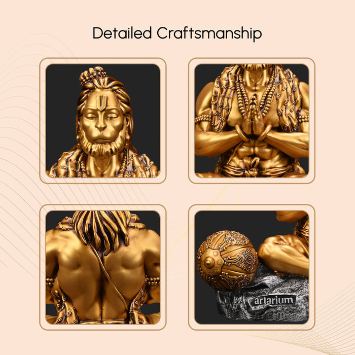 Mahabali Lord Hanuman 2.0 Car Dashboard theartarium