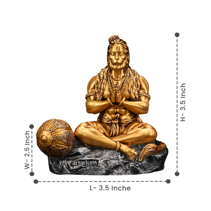 Mahabali Lord Hanuman 2.0 Car Dashboard theartarium