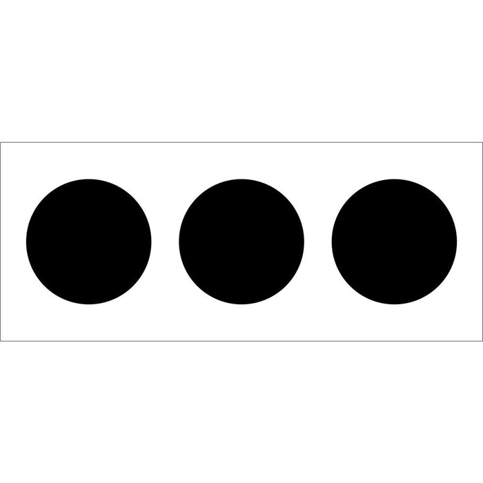 Maker Forte - Stencils Slimline - Spotlight Circle Trio. Designed to coordinate perfectly with the Maker Forte - circle Insert 1 -4 sets or it can be used on its own. Each sold separately. Made in the USA. Available at Embellish Away located in Bowmanville Ontario Canada.