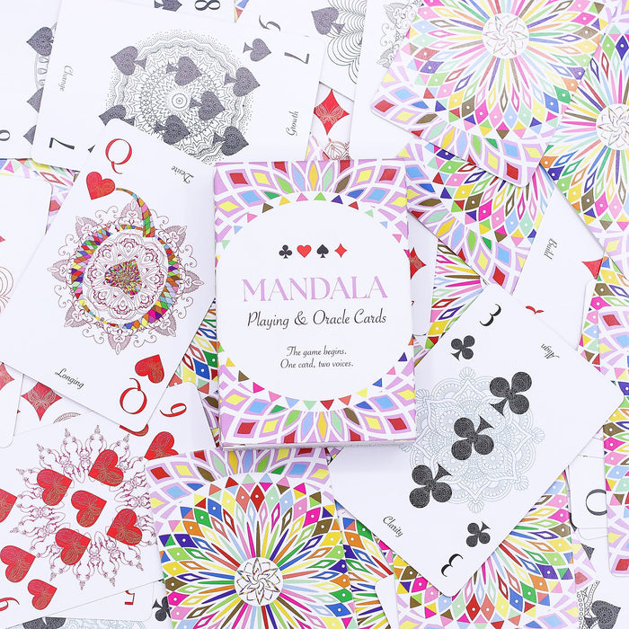 Mandala Playing & Oracle Cards – Kaleidoscope Symmetry