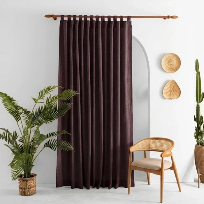 Mauve Luxury Plush Drape