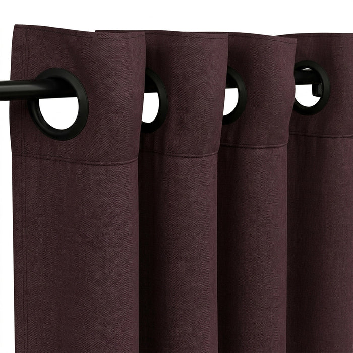 Mauve Luxury Plush Drape