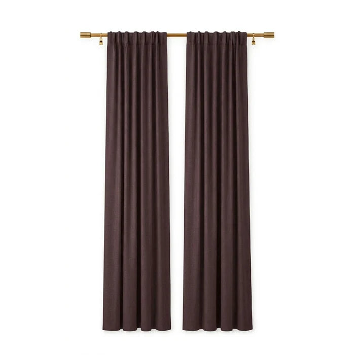 Mauve Luxury Plush Drape